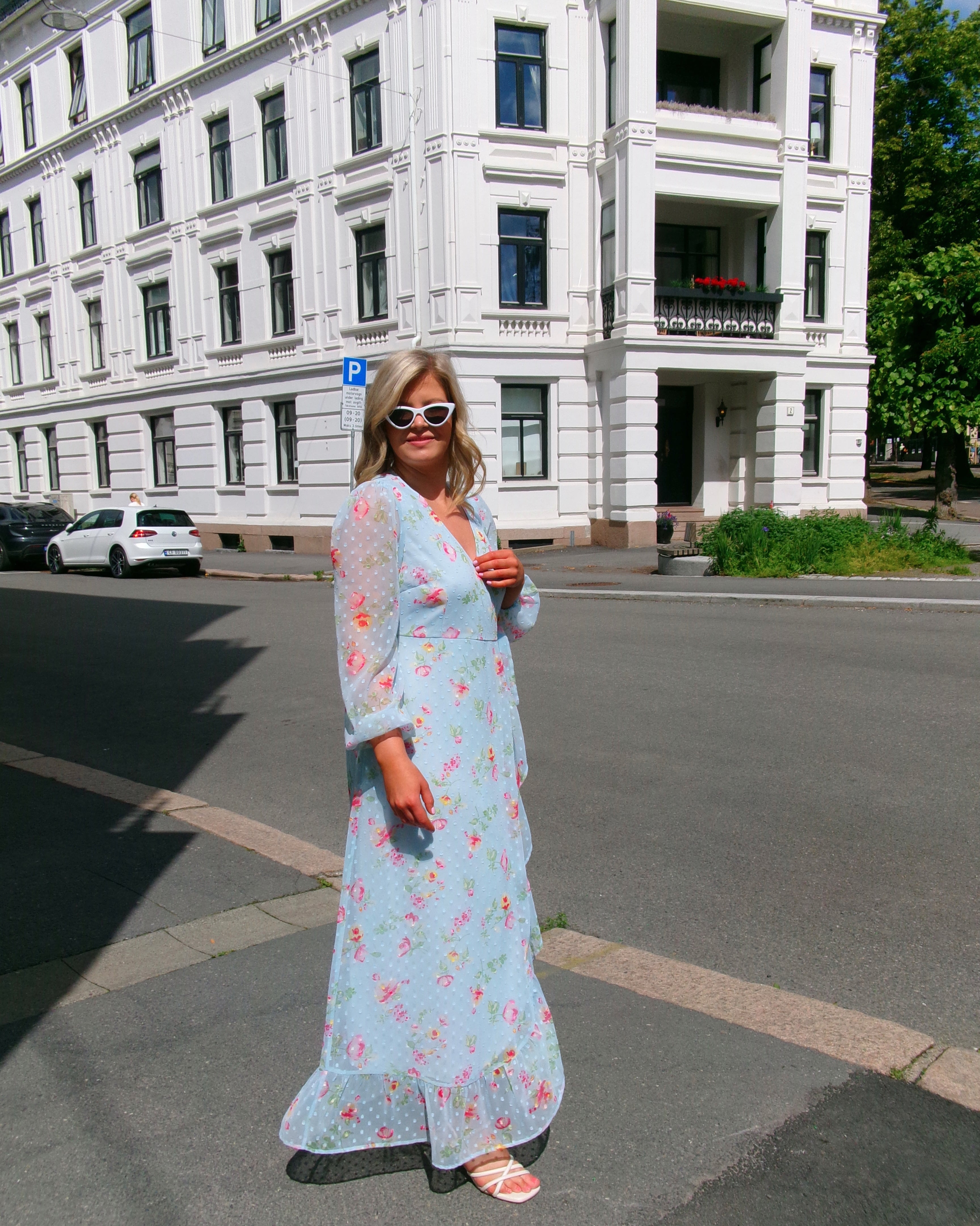 VIEDEE Long Dress - Nantucket Breeze